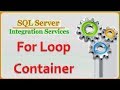 SSIS - Introducing the Foreach Loop Container