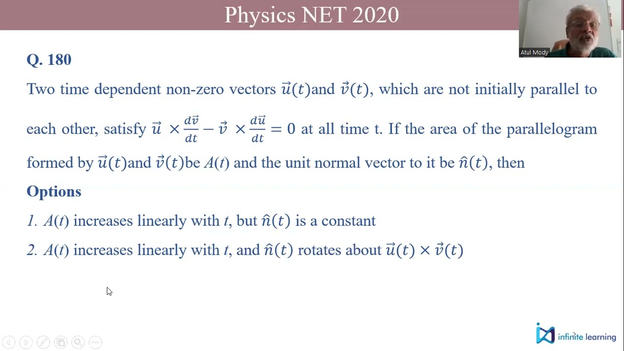 Q 180 Vector Calculus 2020