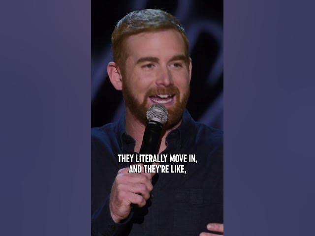 "It becomes the woman''s hair palace." 🎤: Andrew Santino #shorts