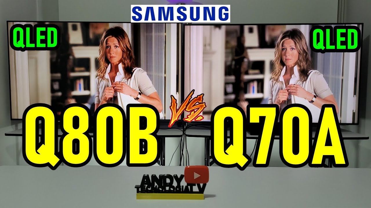SAMSUNG Q80B vs Q70A Panel ADS vs Panel VA Smart TVs QLED 4K con HDMI