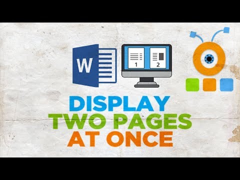How to Display Two Pages at Once in Word 2019