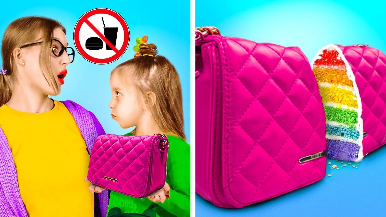 50 BEST SCHOOL HACKS || Rainbow Crafts For Students - YouTube