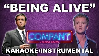 'Being Alive'  Company [Karaoke/Instrumental w/ Lyrics]