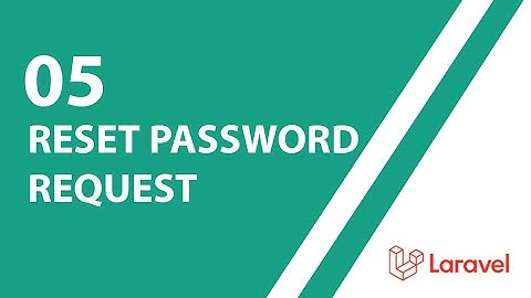 Reset password request | Laravel APIs Development