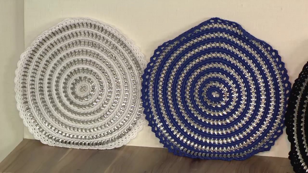 Sousplat feito com lacre de latinhas! 05/04/18