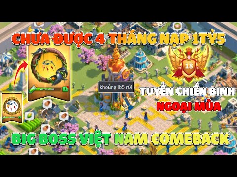 Video SỐC với Người chơi 4 tháng nạp hơn 1 tỷ rưỡi - anh em... - youtube