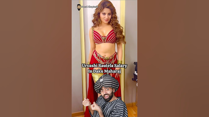 Urvashi Rautela Salary in Daku Maharaj #bollywood #urvashirautela #dakumaharaj