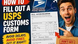 How to fill out a USPS customs form