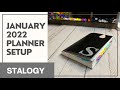 JANUARY 2022 PLANNER SETUP | Standard Stalogy