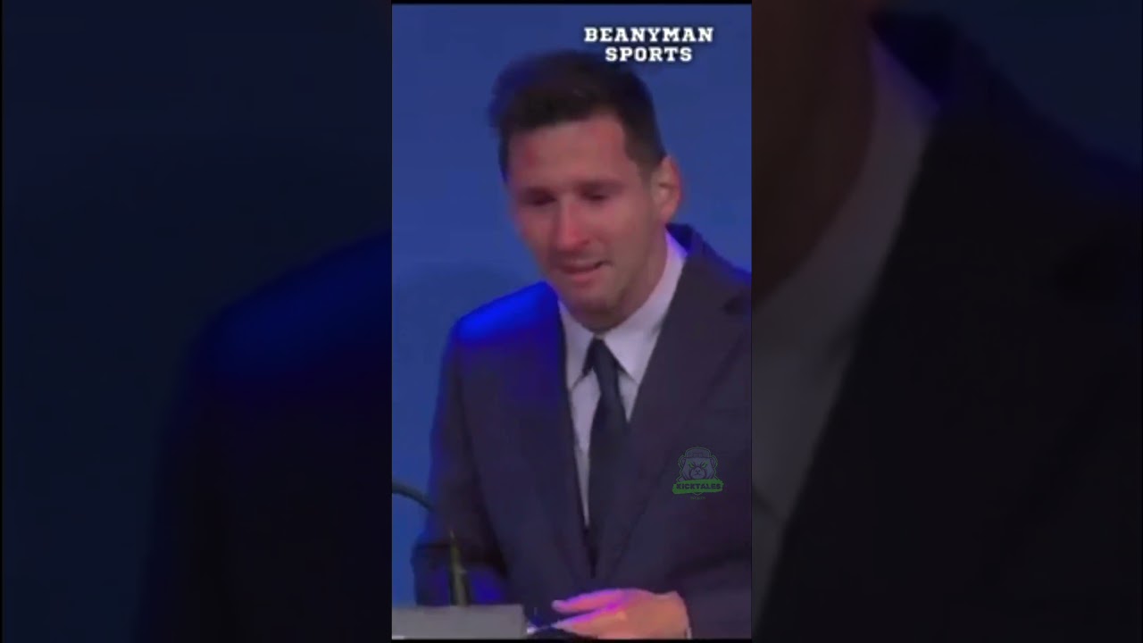 Messi Cries For FC Barcelona