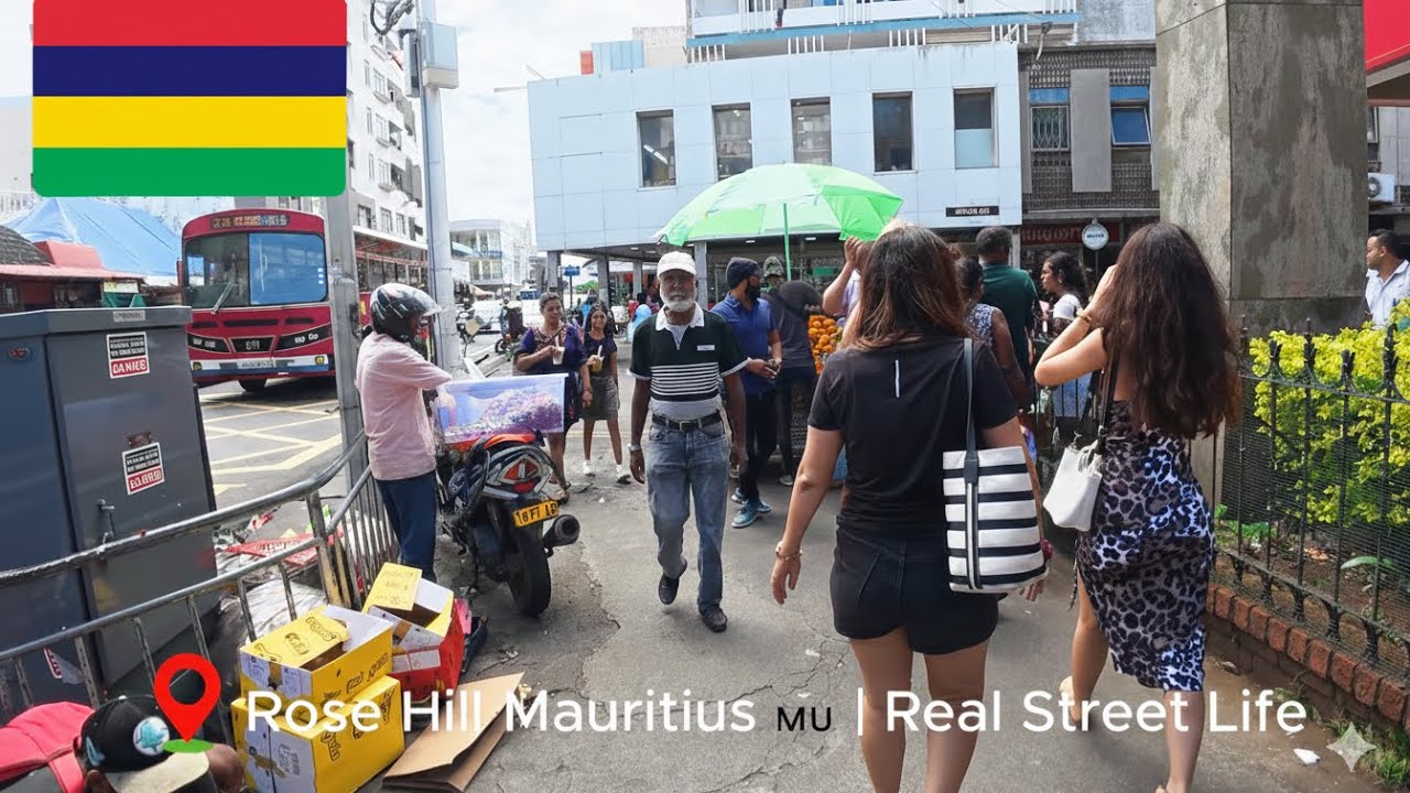 Rose Hill Mauritius – Busy Streets, Local Vibes & Real Town Life 🇲🇺