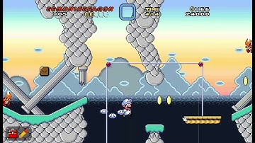 Scale-Lift Sunset | Super Mario Construct