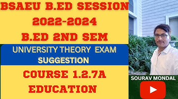 EDUCATION METHOD SUGGESTION || B.ED 2ND SEM COURSE 1.2.7A B.ED SESSION 2022-2024