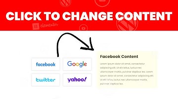 Click to Alter Content | Interactive Elementor Tab | WordPress Elementor Pro Tutorial