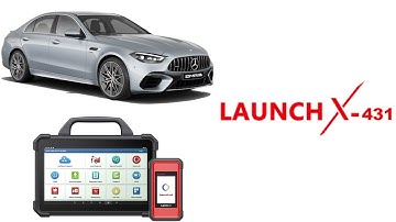 FULL SCAN DIAGNOSTIC MERCEDES C CLASS W206 MY2024 LAUNCH PAD 7 X431 SMARTLINK OBD2 SCANNER TOOL DOIP