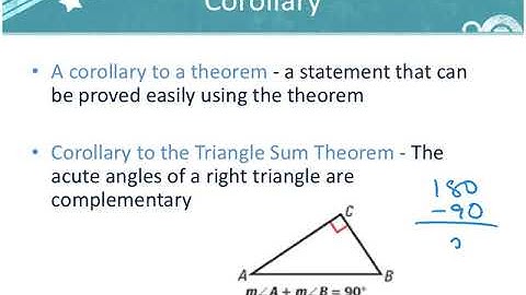 Lesson 4.1 Apply Triangle Sum Properties