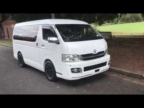 toyota hiace 5 seater van