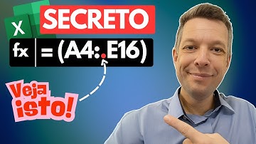 Esse PONTO muda tudo no Excel! | Antes vs. Depois APARARINTERVALO