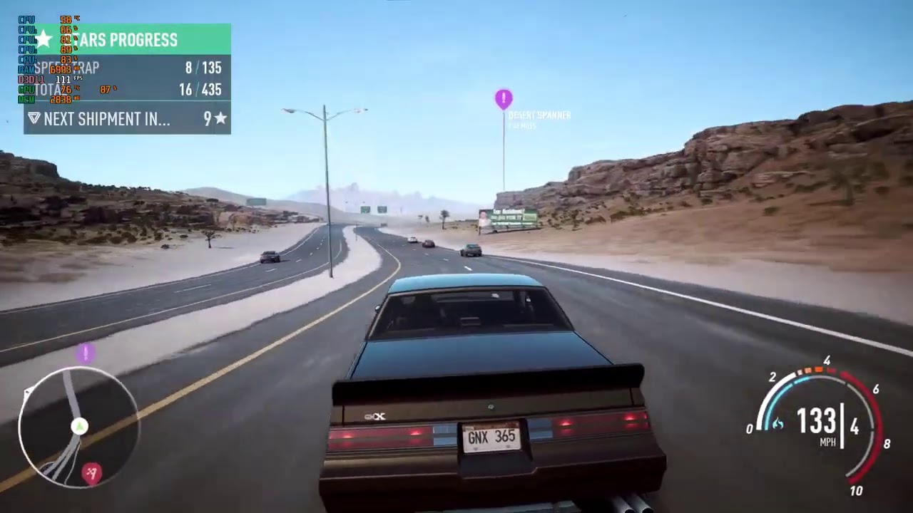 NFS PayBack TESTING ON 6 GB RAM PC  WITH MEDIUM SETTINGSS