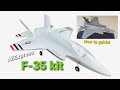 F-35 rc plane kit from Aliexpress! how to build.