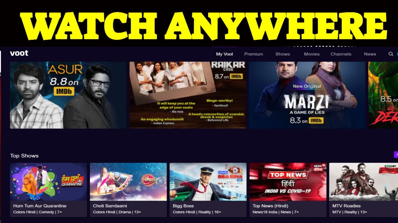How To Watch Voot Outside India For Free