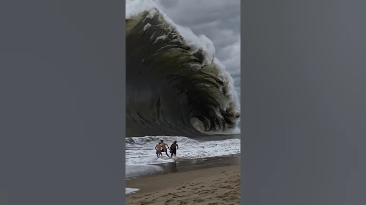 Tourist’s Swept Away by Giant Wave!