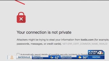 Why the lock on a web page doesn