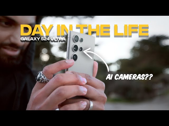 Galaxy S24 Ultra Real Day In The Life Review (Battery & Camera Test!) class=