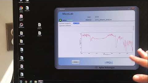 Running sample on the Cary 630 ATR-FTIR using Microlab PC
