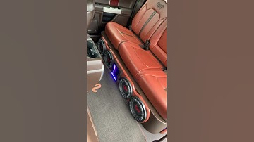 Thumbnail of F-150 King Ranch custom subwoofer Box dd audio #shorts#ddaudio#f150#custom#subwoofers#bass#spl
