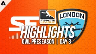 San Francisco Shock vs London Spitfire | Overwatch League Preseason Highlights Day 3