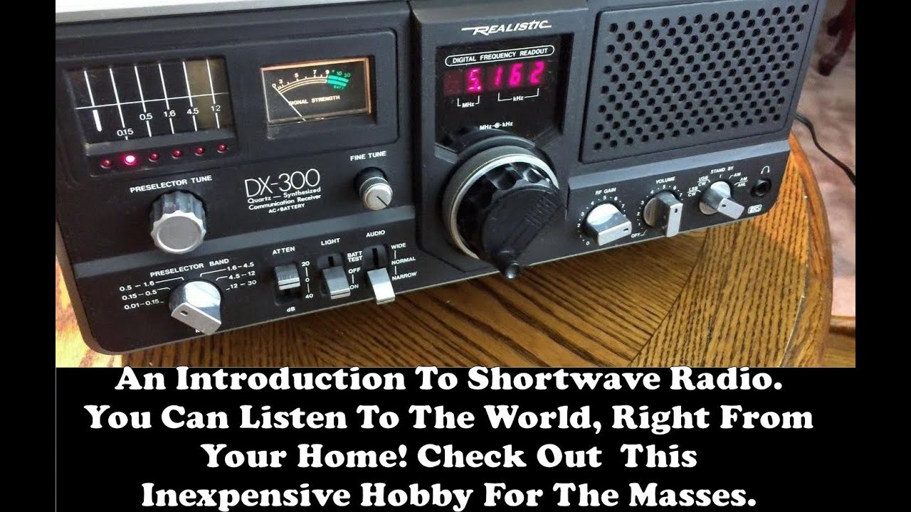 An Introduction To Shortwave Radio A Neat Hobby You Can Get Into Cheap Youtube