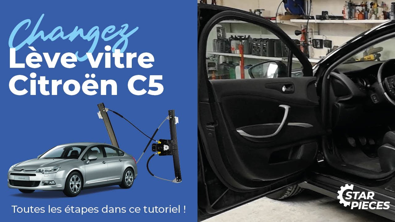 Comment remplacer un lève-vitre avant pour Citroën C5 facilement et  rapidement ? 