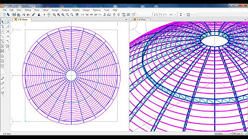SAP2000-Spherical Dome-CAD Import