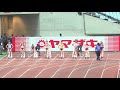 壹岐あいこ選手　第105回日本選手権　第1日　女子　100m　準決勝2組　2021年6月24日