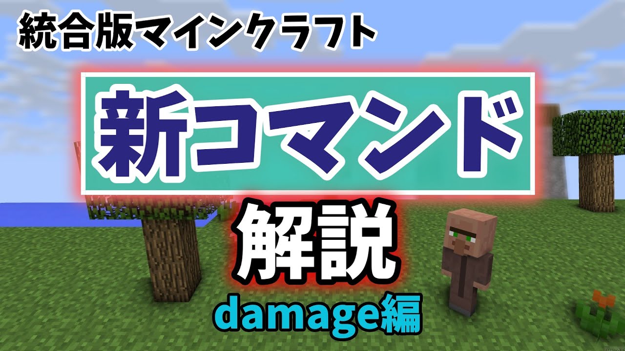 コマンド 新コマンド Damageの解説 マインクラフト Minecraft Summary マイクラ動画 コマンド 新コマンド Damageの解説 マインクラフト Minecraft Summary マイクラ動画