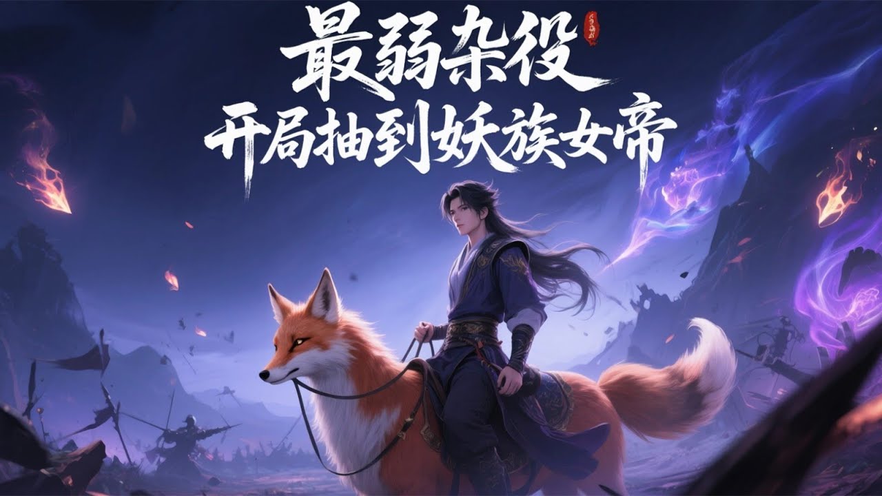【最弱杂役，开局抽到妖族女帝】🔥穿越成炮灰杂役，正魔大战被逼上前线，却抽到最弱狐狸坐骑，楚风麻了：这能骑？岂料狐狸竟是陨落妖族女帝所化！二人被下同心锁命咒，同生共死，大姐，商量下……我骑你，你别杀我