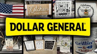 DOLLAR GENERAL NEW SHOP WITH ME ~ NEW FARMHOUSE SPRING 4TH OF JULY & MORE
