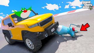 OGGY AND JACK TRIED THE FUNNIEST PARKOUR RACE CHALLENGE! (GTA 5 Funny Moments) screenshot 3