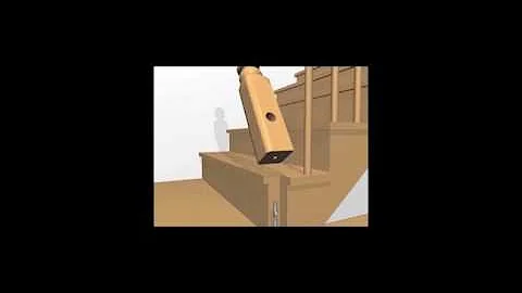 Stair Newel Post Fixing