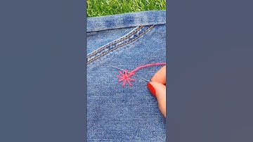 Learn to Fix Hole in Clothes Part 3611 #shorts