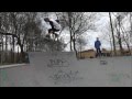 Skateboarding  two tricks with dennie in ede