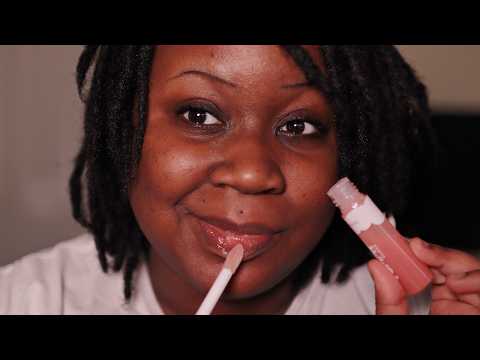 Lipgloss Application & Mouth Sounds | ASMR For Sleep