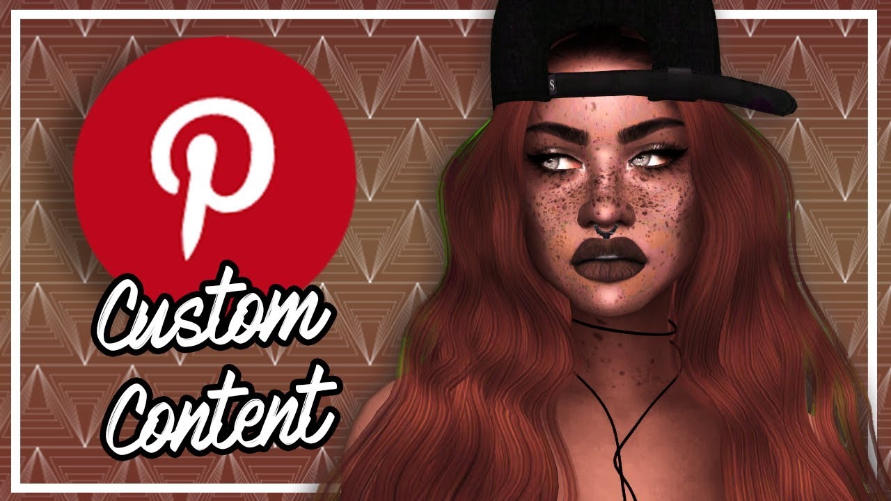 The Sims 4: PINTEREST CUSTOM CONTENT TUTORIAL + SHOPPING 