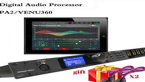 A must-have product! PA2/VENU360 2 Input 6 Output Stage Audio Processor Original Software Pro Audi