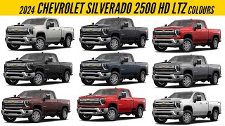 2024 Chevrolet Silverado 2500 HD LTZ – All Color Options - Images | AUTOBICS