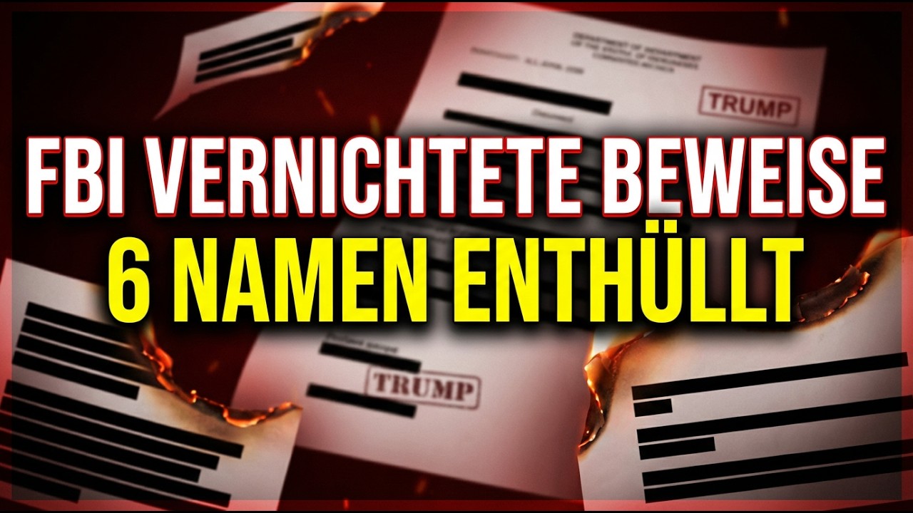 FBI vernichtete Epstein-Beweise – 6 versteckte Namen enthüllt