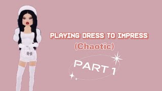 Playing DRESS TO IMPRESS ( chaotic ) || Devi’s Den|| ~