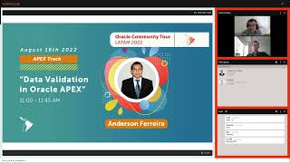 Data Validation in Oracle APEX Anderson Ferreira