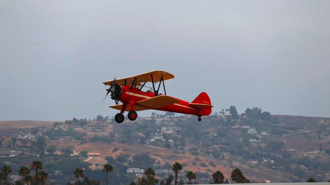 Sammy Mason Boeing Stearman Acrobatic Demo | Wings Over Camarillo Airshow 2025 | Airshows #47